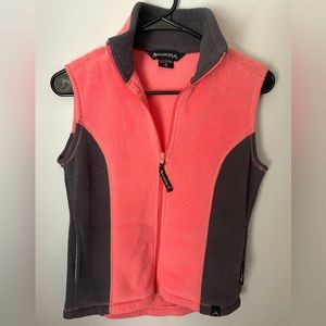 Small pink and gray avalanche vest